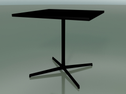 Square table 5510, 5530 (H 74 - 79x79 cm, Black, V39)