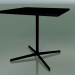 3d model Square table 5510, 5530 (H 74 - 79x79 cm, Black, V39) - preview