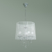 3d model Hanging chandelier 2045-5 (chrome-white) - preview