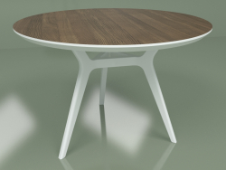 Mesa de jantar Glat Walnut (branco, 1100)