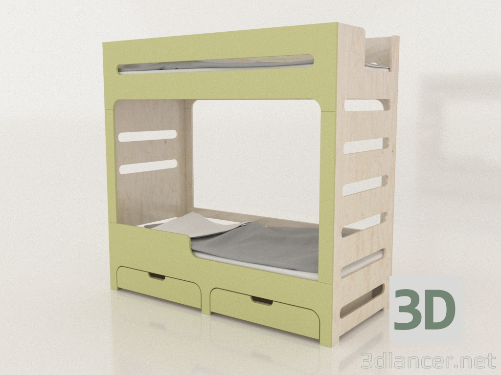 3d model Bunk bed MODE HL (UDDHL1) - preview