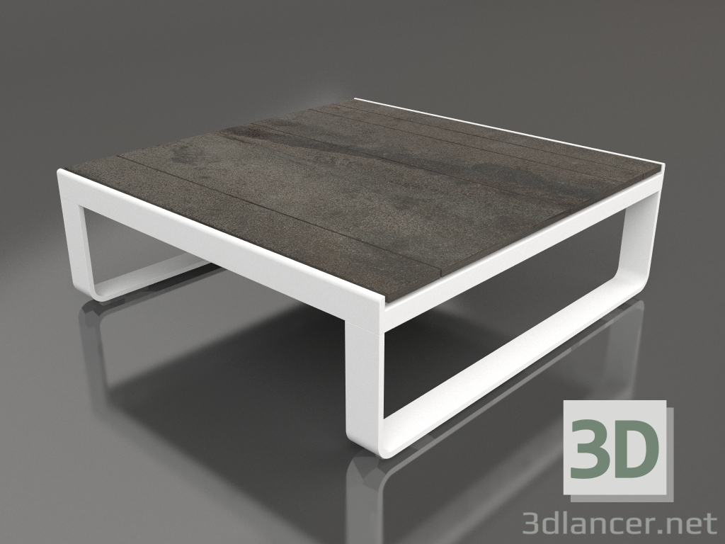 Modelo 3d Mesa de centro 90 (DEKTON Rádio, Branco) - preview