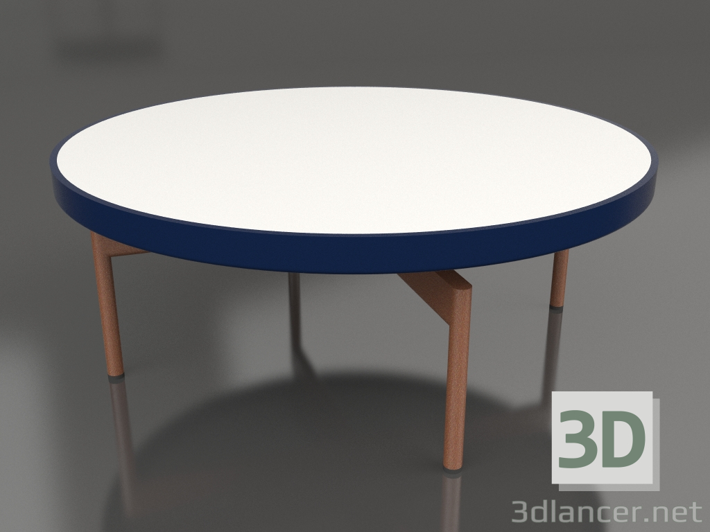 3d model Mesa de centro redonda Ø90x36 (Azul noche, DEKTON Zenith) - vista previa