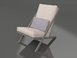 Fauteuil club pour la détente (Gris quartz)