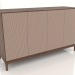 modèle 3D Meuble TV FARGO avec façades fraisées 1600x500x950 mm (beige, chêne tabac, option 3) - preview
