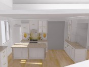 Daisy kitchen with island