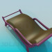 3d model caballete-cama - vista previa