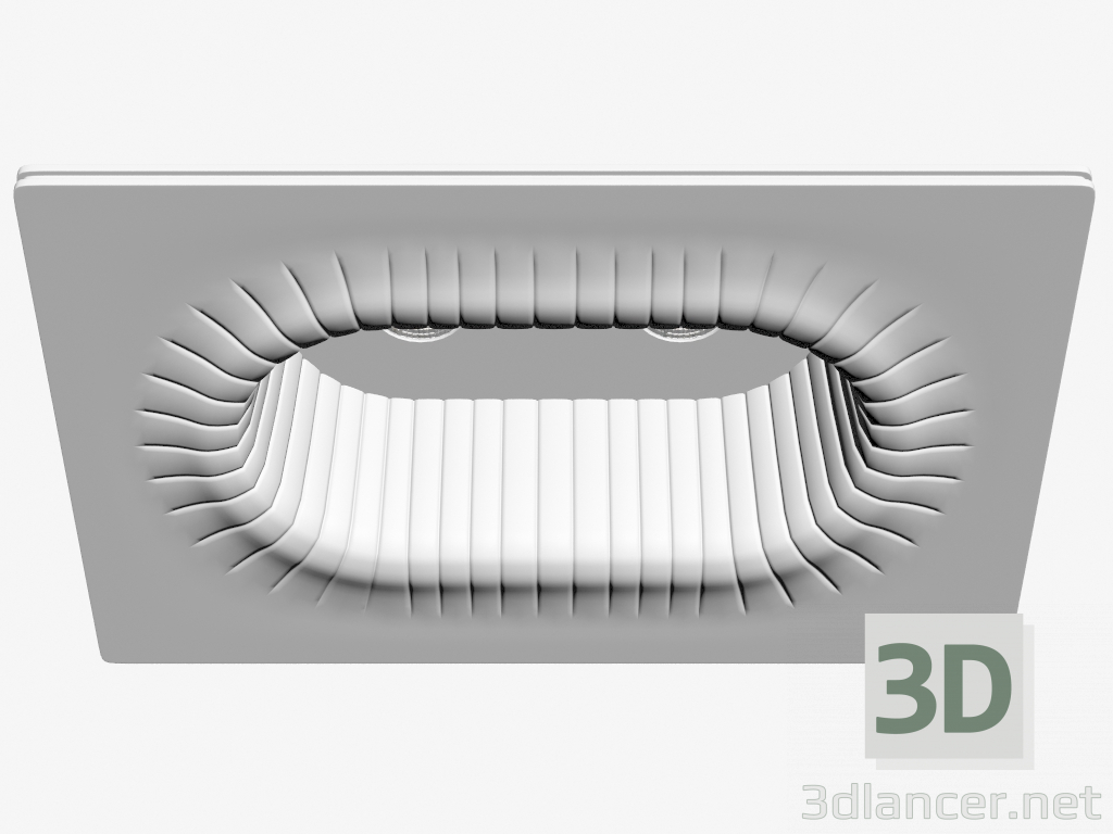 3d model Recessed gypsum LED light (DL239G2) - preview