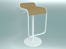 Tabouret LEM (bois S80 H66-79)