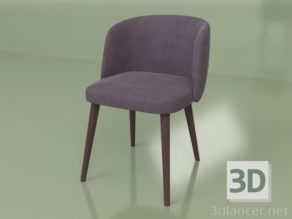 modèle 3D Chaise Mio (Noir) - preview