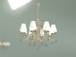 Hanging chandelier 12075-8 (white-Strotskis)