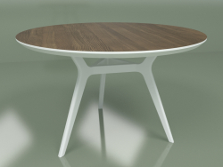 Mesa de jantar Glat Walnut (branco, 1200)