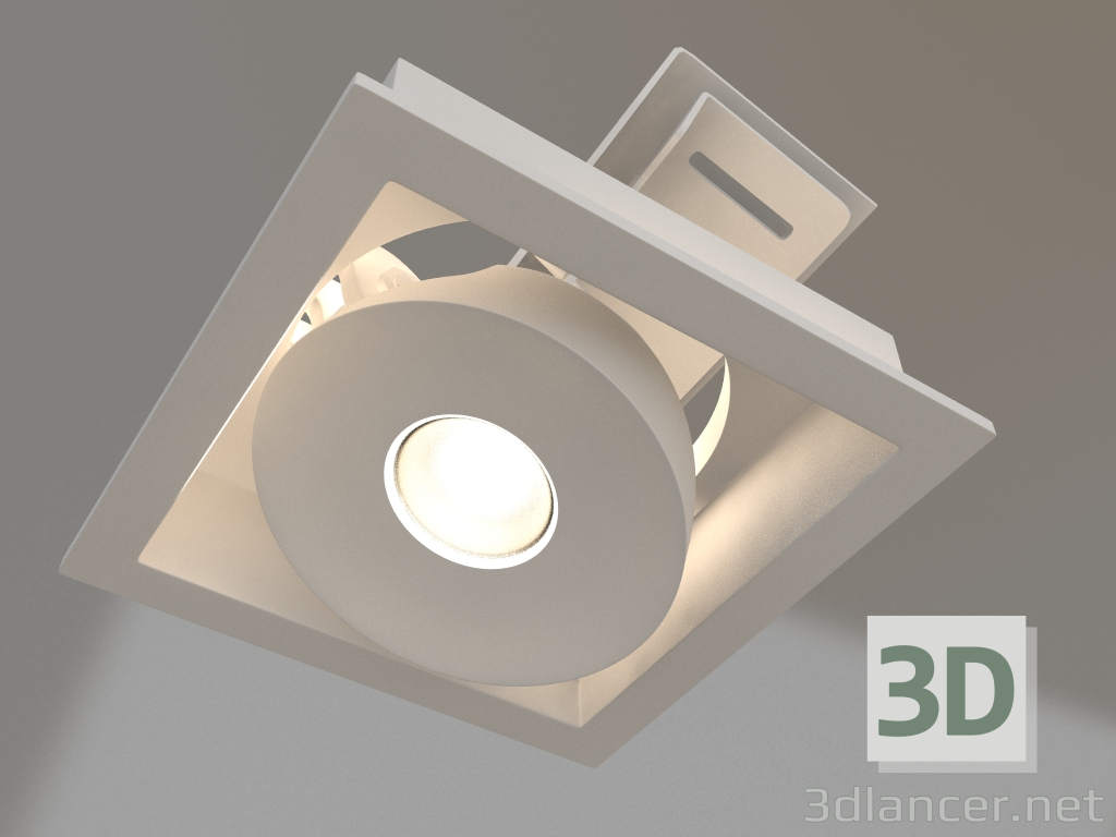 3d модель Светильник CL-SIMPLE-S80x80-9W Day4000 (WH, 45 deg) – превью