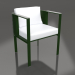 3d model Silla de comedor (verde botella) - vista previa