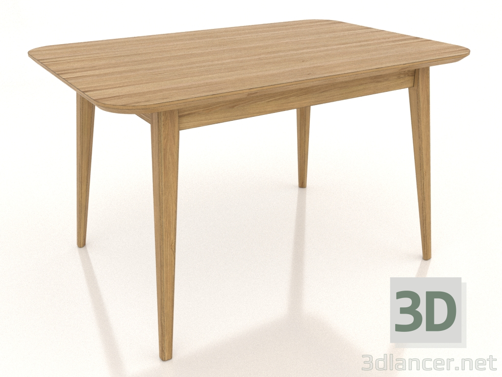 modèle 3D Table à manger 1200x800 mm (chêne naturel) - preview