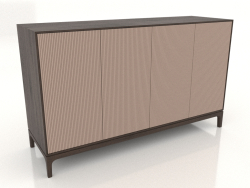Mobile TV FARGO con frontali fresati 1600x500x950 mm (beige, rovere scuro, opzione 3)