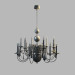 Modelo 3d Preto de candelabro Regina MD 8048-18A - preview