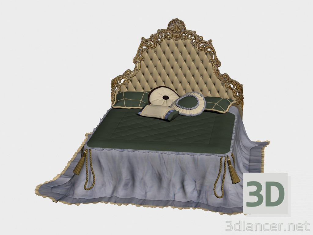 modello 3D Letto Notte 2 - anteprima