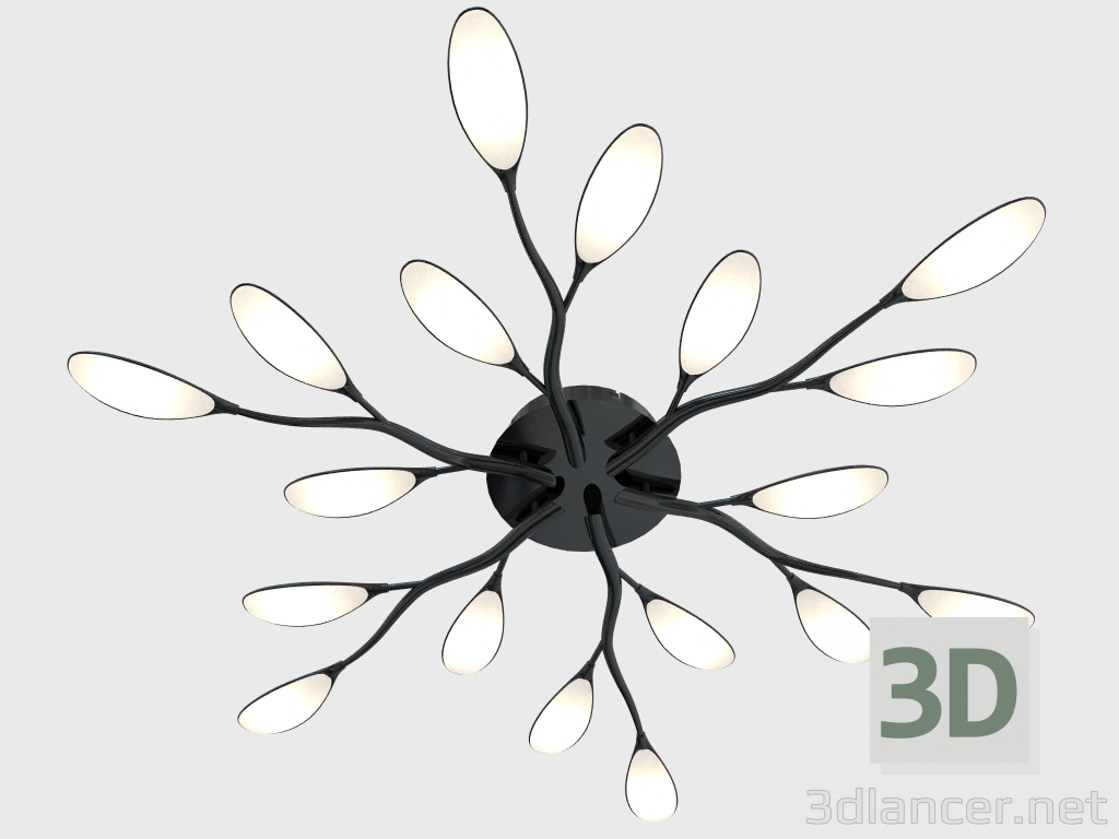 3d model Luminaria de techo Scoppa (3994 75CL) - vista previa