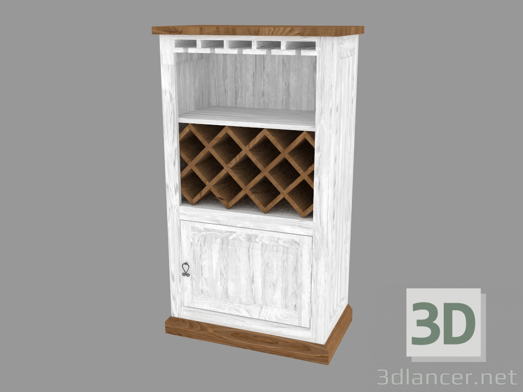 3d model Estuche para vinos (PRO.041.XX 74x132x42cm) - vista previa