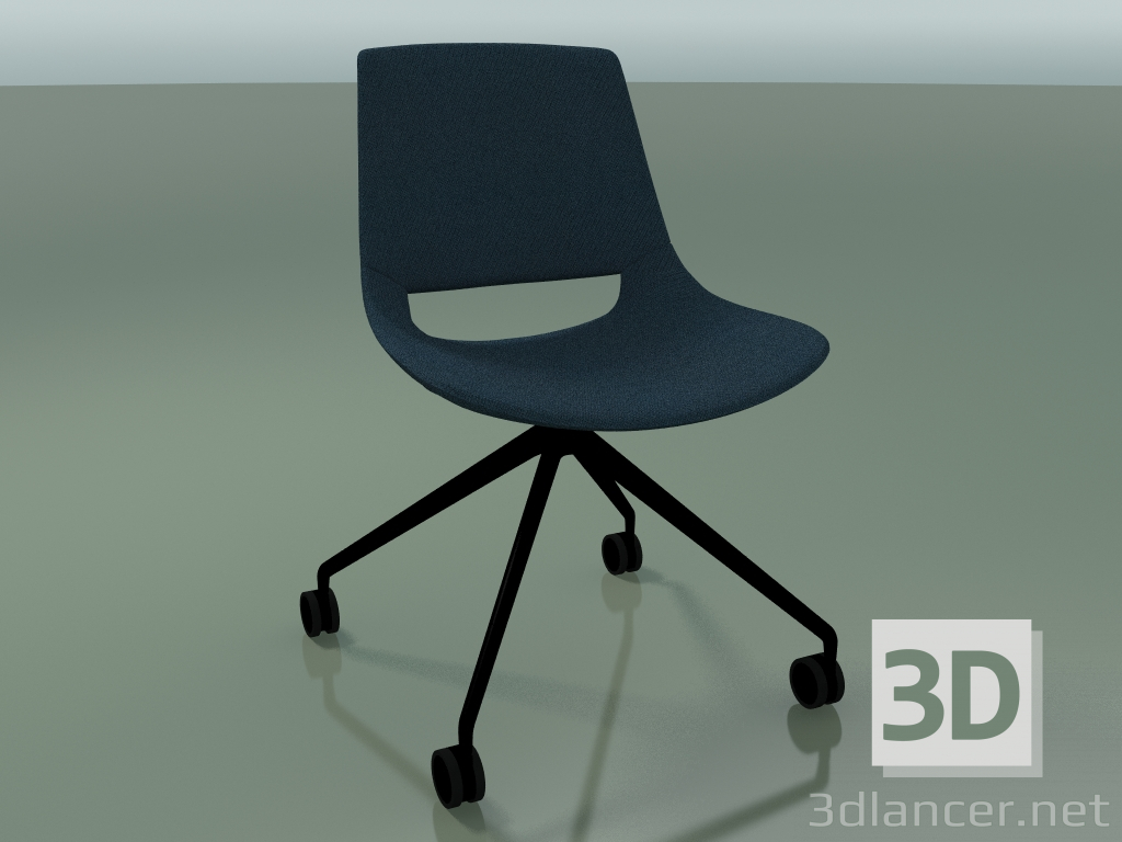 3d model Silla 1216 (4 ruedas, paso elevado fijo, tapicería de tela, V39) - vista previa