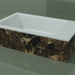 modello 3D Lavabo da appoggio (01R131102, Emperador M06, L 60, P 36, H 16 cm) - anteprima