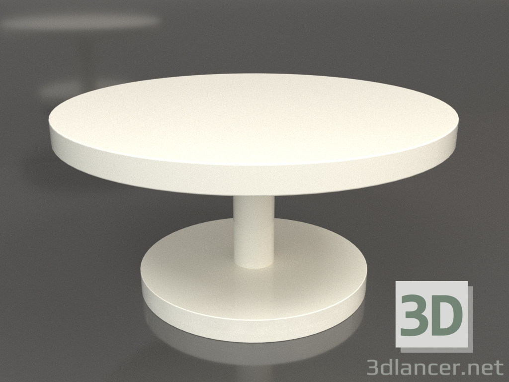 Modelo 3d Mesa de centro JT 022 (D=800x400, cor branca de plástico) - preview