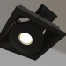 modèle 3D Lampe CL-SIMPLE-S80x80-9W Warm3000 (BK, 45 degrés) - preview