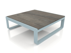 Table basse 90 (DEKTON Radium, Bleu gris)