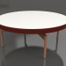 modèle 3D Table basse ronde Ø90x36 (Rouge vin, DEKTON Zenith) - preview