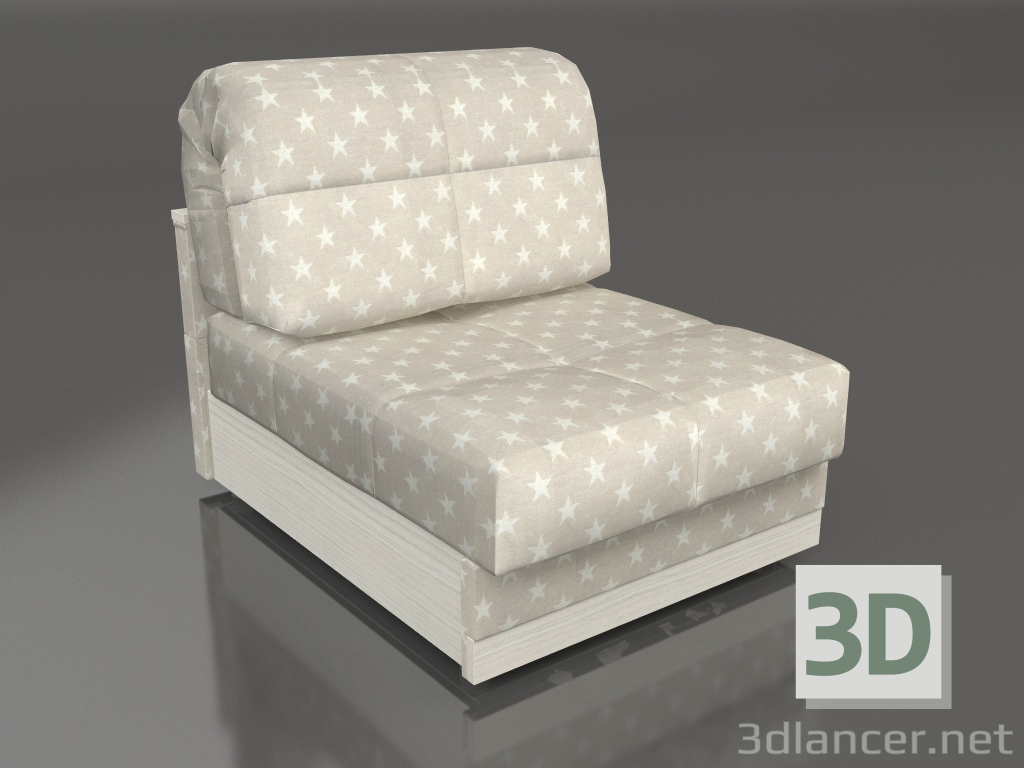 Modelo 3d Módulo de sofá Jacqueline 1 (bege) - preview